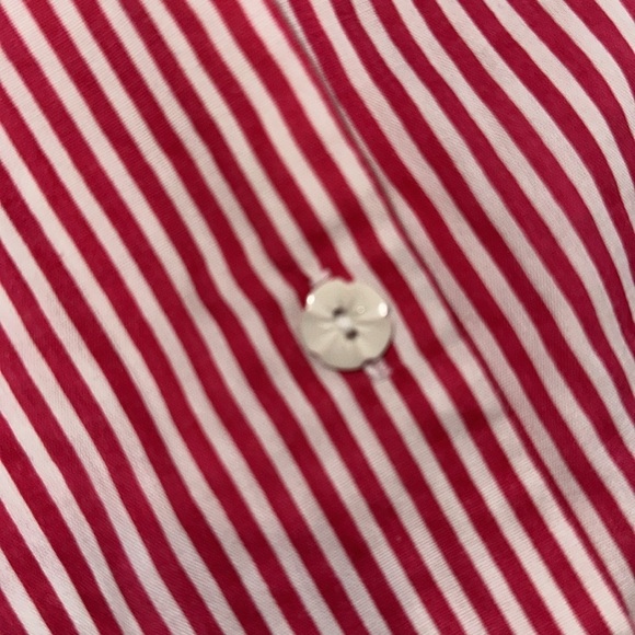 Vintage Blair Barbie Button Up Pink White Stripe - Picture 3 of 3